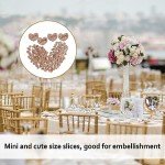 Rustic Wooden Heart Confetti - 100 Pieces