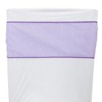 Purple Organza Chair Sashes - 50PCS for Weddings