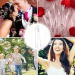 Mini Bubble Tubes - 50 Pack for Weddings & Parties
