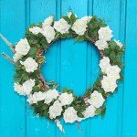 White Rose Garland - 3pcs for Weddings & Decor