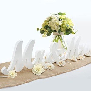 Vintage Mr & Mrs Wedding Table Decorations