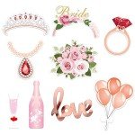 Rose Gold Hen Party Photo Booth Props Set