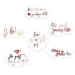 Rose Gold Hen Party Photo Booth Props Set