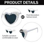 Bride To Be Pearl Shape Sunglasses for Bachelorette