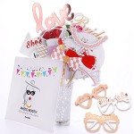 Rose Gold Hen Party Photo Booth Props Set