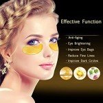 Jiasoval 24K Gold Under Eye Treatment Masks - 20 Pairs
