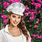 Dazzling Bride Hat for Bachelorette Party Fun