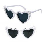 Bride To Be Pearl Shape Sunglasses for Bachelorette