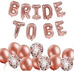 Rose Gold Bride to Be Balloon Decoration Set