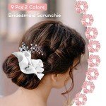 Heart Shaped Sunglasses & Hair Scrunchies Set