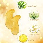 Jiasoval 24K Gold Under Eye Treatment Masks - 20 Pairs