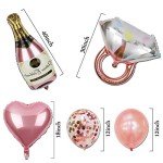 Rose Gold Bride to Be Balloon Decoration Set