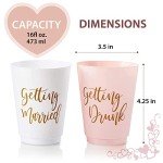 Colorful Bride Tribe 15-Piece Hen Party Cup Set