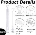 Mini Bubble Tubes - 50 Pack for Weddings & Parties