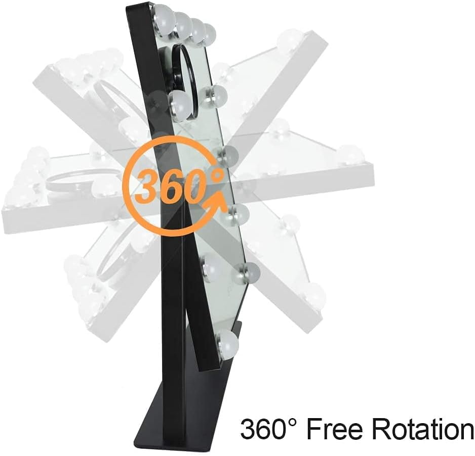 Depuley 18" LED Hollywood Vanity Makeup Mirror