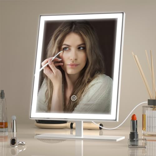 Lighted Vanity Mirror with Touch Control - 12in