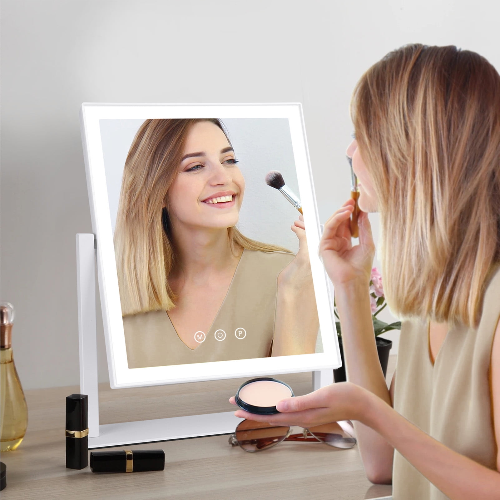 Lighted Makeup Vanity Mirror with Touch Control