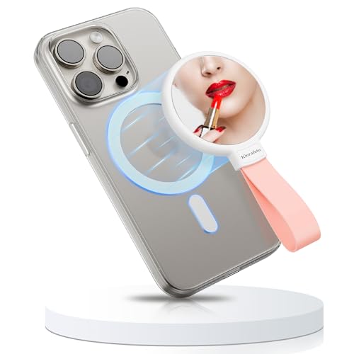 Compact Magnetic Phone Mirror for Makeup & Selfies