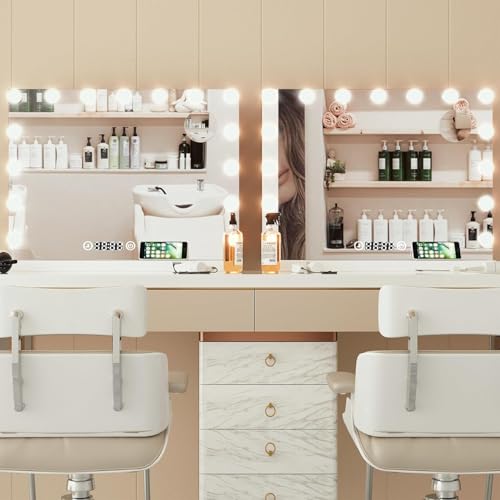HIFIT LED Vanity Mirror with Bluetooth Speakers