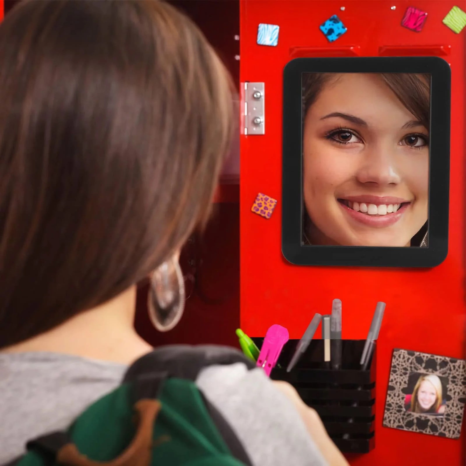 Huaai Magnetic Mirror with Light - Easy Mounting