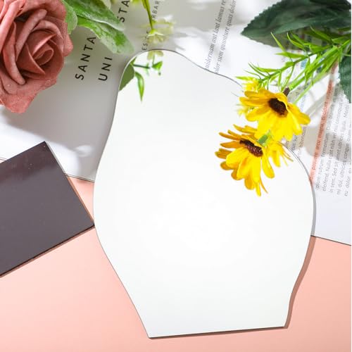 Magnetic Frameless Locker Mirror with 2 Backings