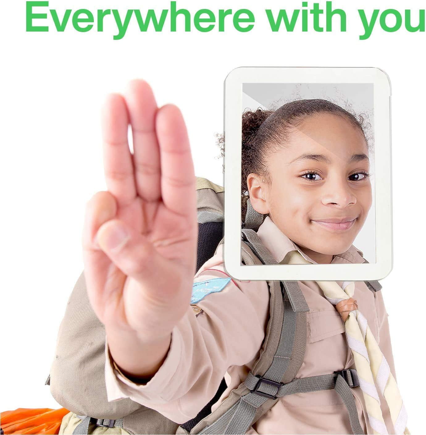 Magnetic Portable Selfie Mirror for Any Space