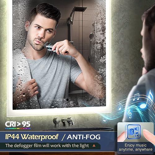 20 x 28 Inch LED Motion Sensor Bathroom Mirror