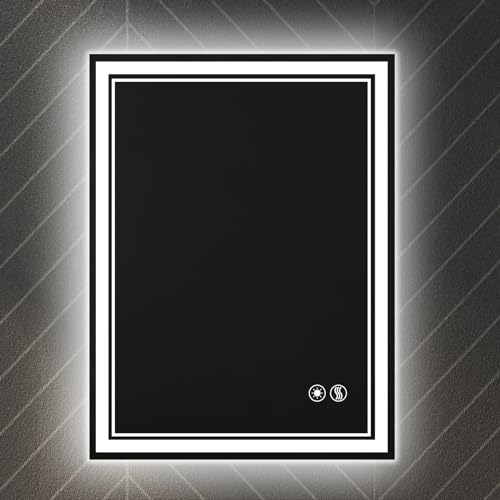Dimmable LED Anti-Fog Bathroom Mirror 20x28
