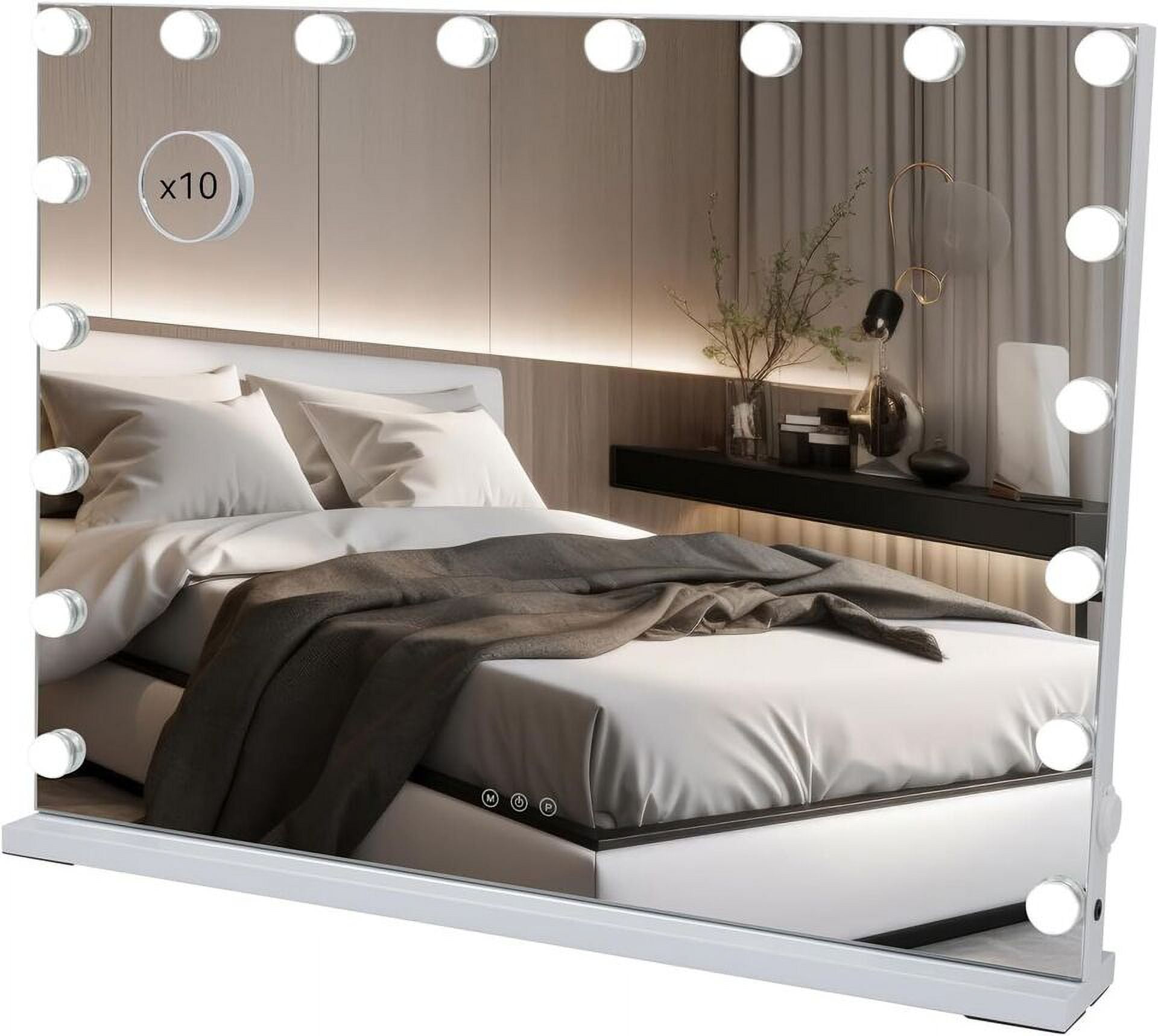 ELECWISH Lighted Hollywood Vanity Mirror with Magnification