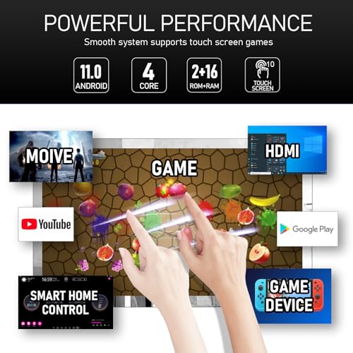 21.5" Smart Mirror TV with Touch Screen Control