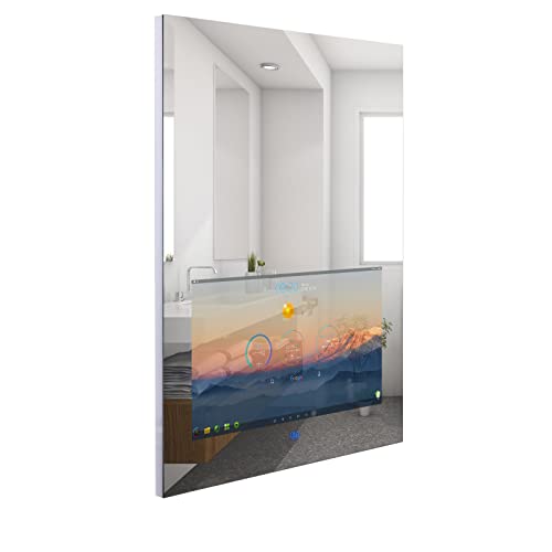 Smart Touch Screen Vanity Mirror with LED Lights