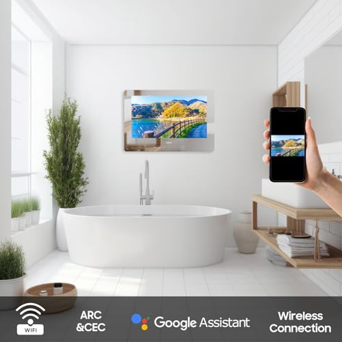 Smart 24'' Waterproof Bathroom Magic Mirror TV