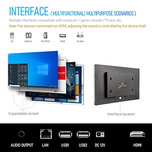 21.5" Smart Mirror TV with Touch Screen Control