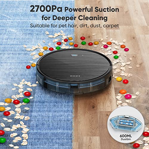 Rozi X500s Robot Vacuum & Mop, 2700 Pa Power