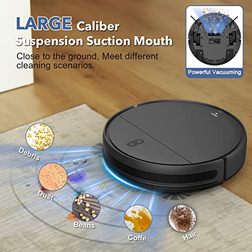 2-in-1 Robot Vacuum and Mop with WiFi Control