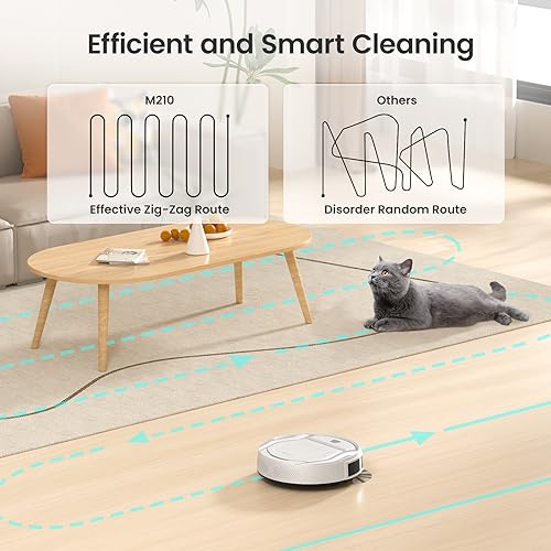 Lefant M210 Robot Vacuum: Strong Suction, Smart Control