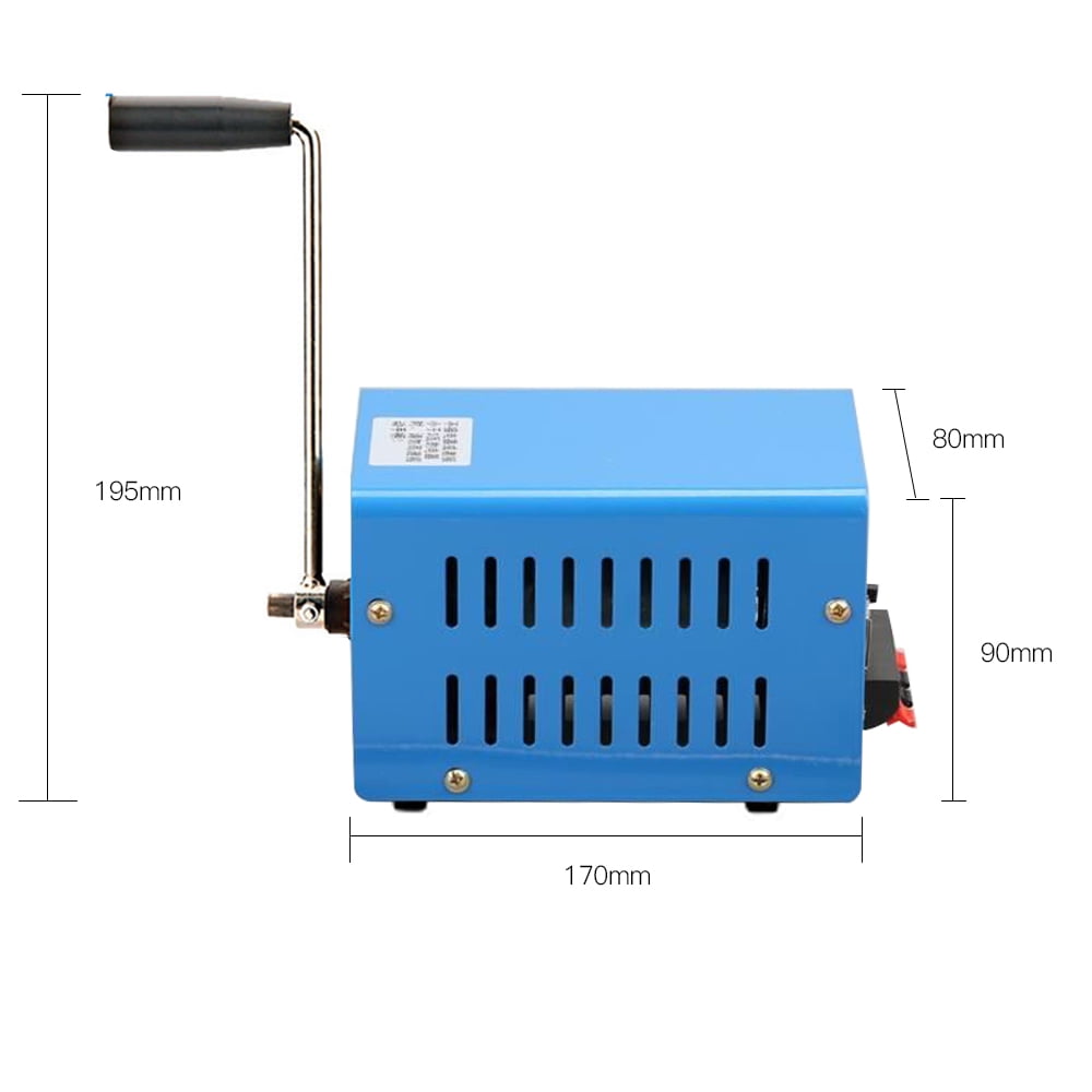 20W Portable Manual Crank Survival Generator