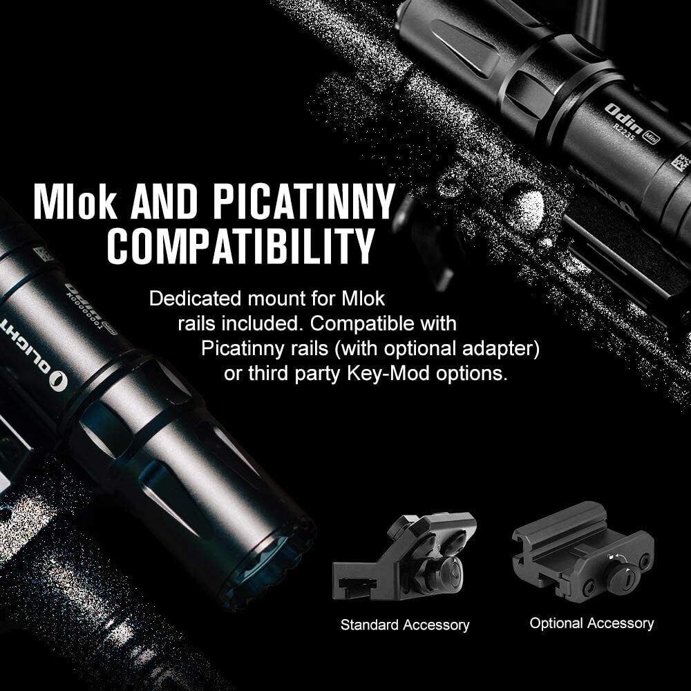 Olight Odin Mini Tactical Flashlight 1250 Lumen