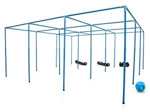 9 Square in The Air: Original and Best. Height Adjustable & Portable, for All Ages and Skill Levels. Great for Families, Churches, Schools and Camps.