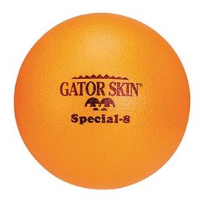 S&S Worldwide Gator Skin Special-8 Foam Ball. Orange PU Coated Ball with Medium Density Foam Core. Soft No-Sting Ball is Great for GaGa Pits, Dodgeball, Kickball, Volleyball, PE Games and More.