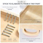 BlueWood Pikler Triangle Set, Foldable Wooden Climbing Toys Set, Indoor Playground Jungle Gym, Montessori Climbing Set for 2-6 Years Old, Toddlers, Baby, Kids (Rainbow)