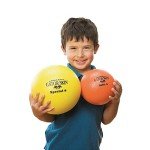 S&S Worldwide Gator Skin Special-8 Foam Balls. 8" PU Coated Foam Balls with Medium Density Foam Core. No-Sting Balls for kids and teens are Great for GaGa Pits, Dodgeball, PE Games and More. Set of 6.