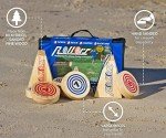 Rollors Backyard Game - Lawn Game for Summertime Fun, Reunions, Camping, Parties, BBQs, Picnics & Beach Days – All Wood Outdoor Yard Game Combining Horseshoes, Bocce Ball & Bowling