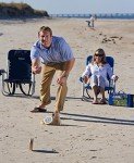 Rollors Backyard Game - Lawn Game for Summertime Fun, Reunions, Camping, Parties, BBQs, Picnics & Beach Days – All Wood Outdoor Yard Game Combining Horseshoes, Bocce Ball & Bowling