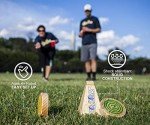 Rollors Backyard Game - Lawn Game for Summertime Fun, Reunions, Camping, Parties, BBQs, Picnics & Beach Days – All Wood Outdoor Yard Game Combining Horseshoes, Bocce Ball & Bowling