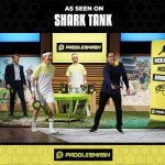 PaddleSmash - Pickleball Yard Game, As Seen on Shark Tank - Beach, Backyard, Lawn, Outdoor Activities for Adults and Family - Easy Assembly, Includes 4 Paddles, 2 Balls & Case
