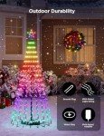 Govee 6ft Smart RGB Christmas Tree Lights