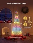 Govee 6ft Smart RGB Christmas Tree Lights