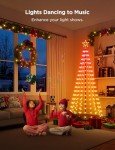 Govee 6ft Smart RGB Christmas Tree Lights