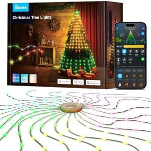 Govee Smart RGBIC Christmas Tree Lights - 6.6ft